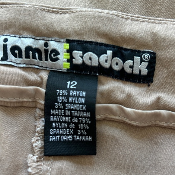 Jamie Sadock Beige Women’s Golf Tennis Shorts Active Outdoors size 12 Bermuda - Picture 6 of 8